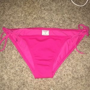 Pink bikini bottoms